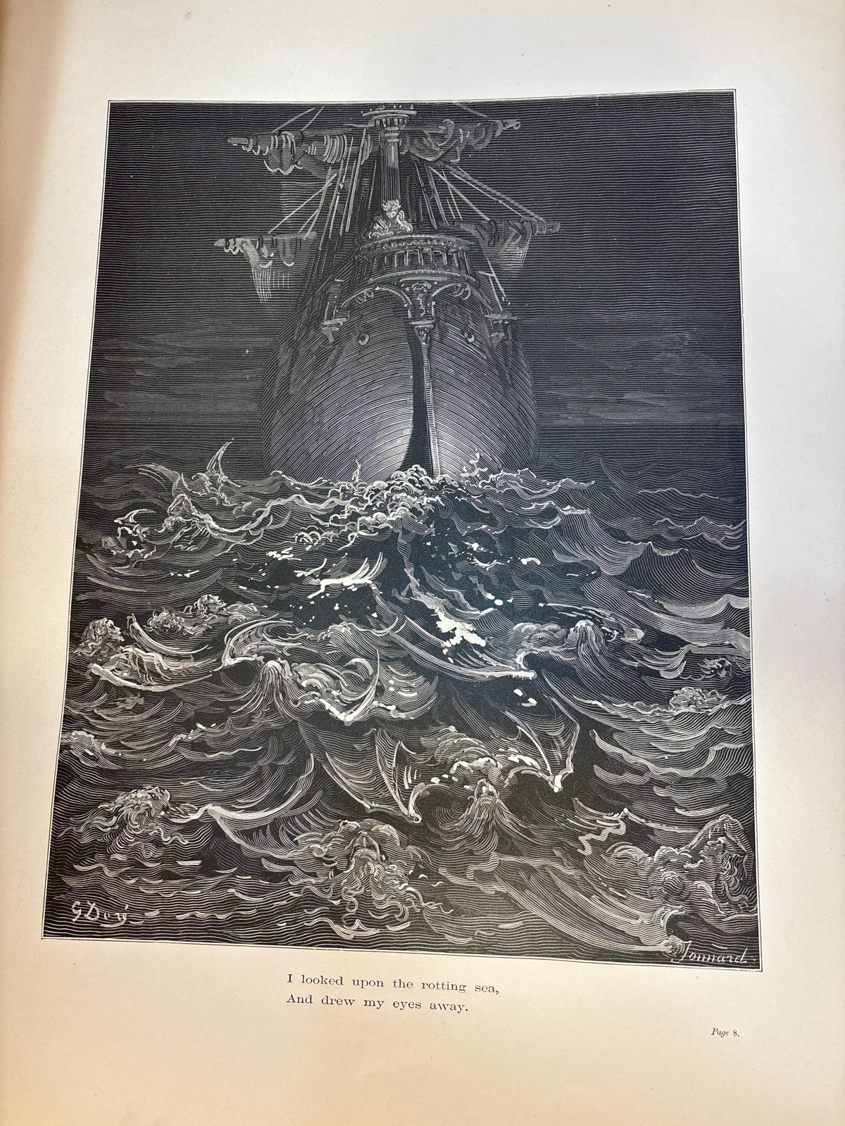 Illustrated by Gustave Dore, The Rime of The Ancient Mariner — photograph 4.
