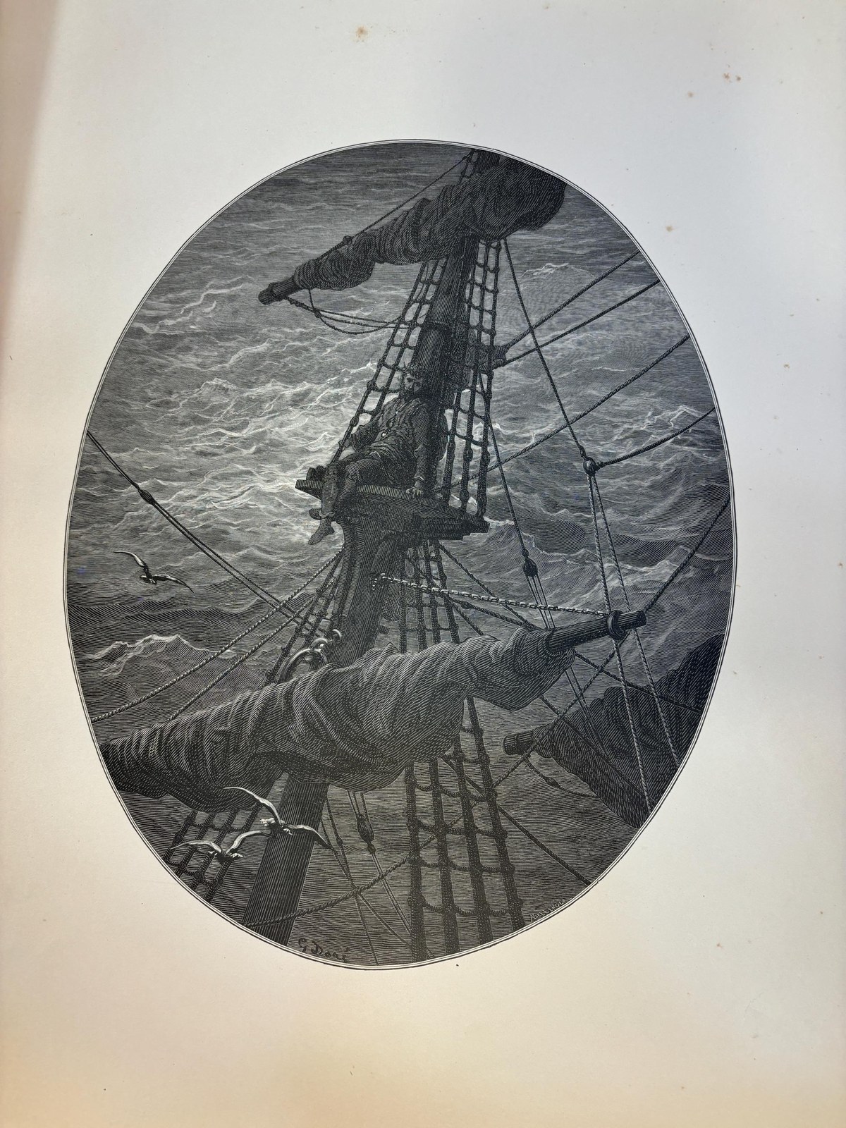 Illustrated by Gustave Dore, The Rime of The Ancient Mariner — photograph 6.