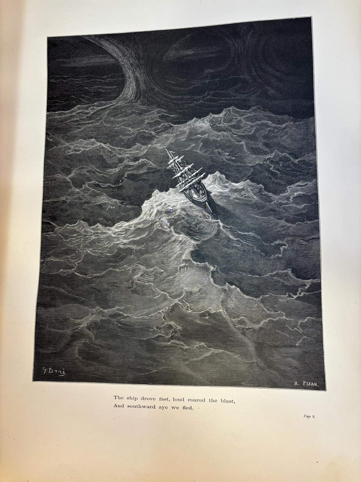 Illustrated by Gustave Dore, The Rime of The Ancient Mariner — photograph 8.