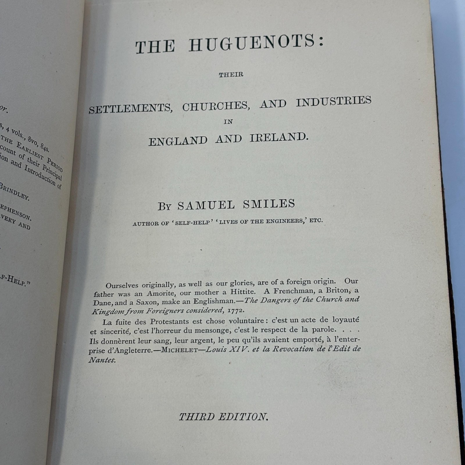The Huguenots: Their Settlements, Churches, and Industries in England and Ireland — photograph 2.