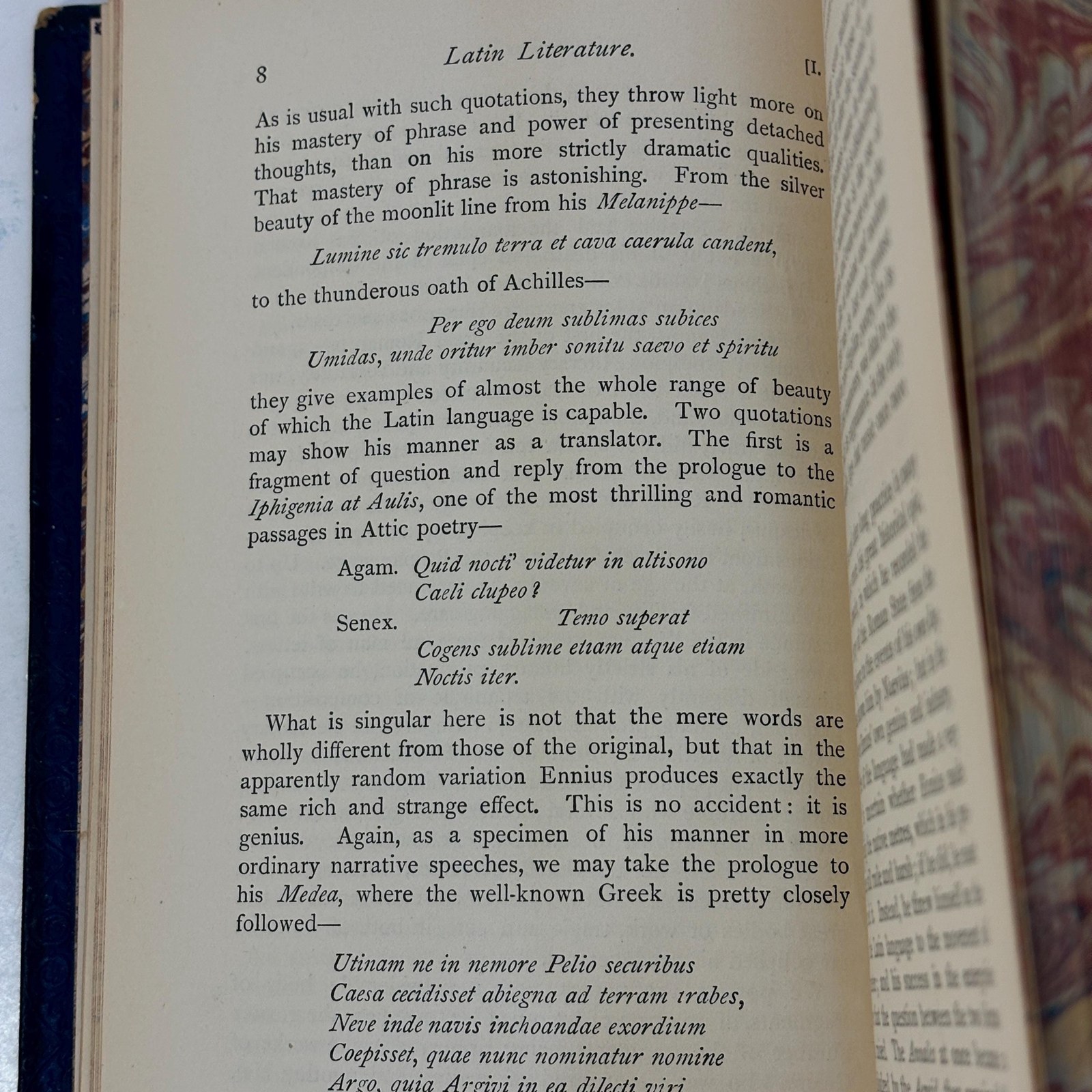Latin Literature. Second Edition, Revised. Prize Binding. Signed Binding of Relfe Brothers — photograph 10.