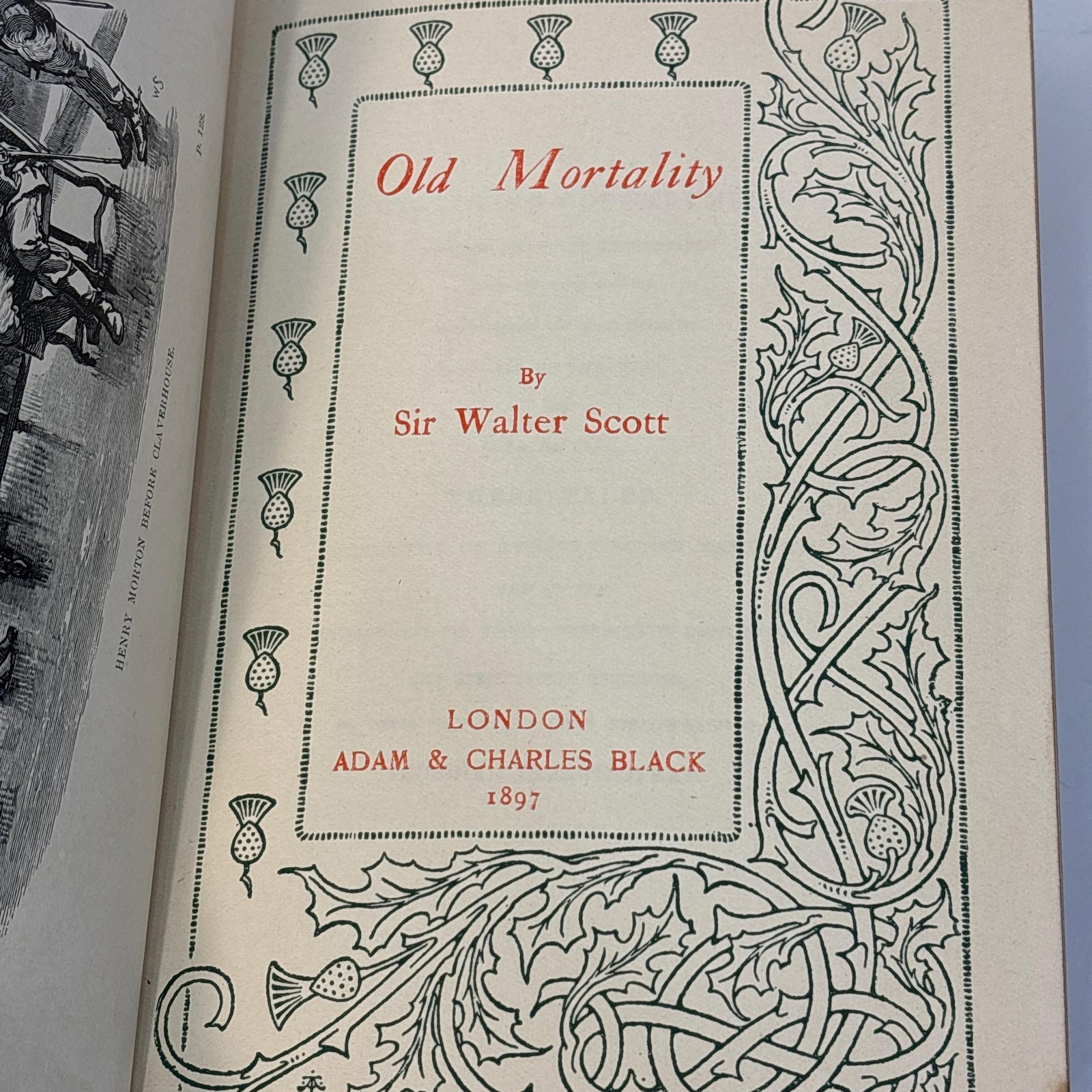 Old Mortality. Prize Binding, Signed Binding by John Galt. — photograph 2.
