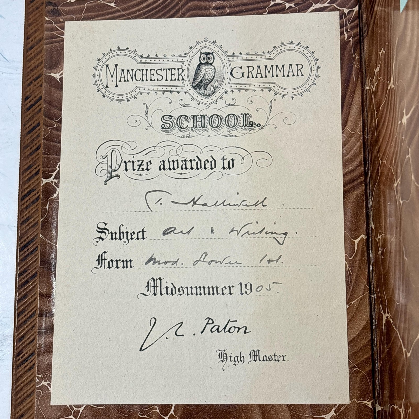 Old Mortality. Prize Binding, Signed Binding by John Galt. — photograph 6.