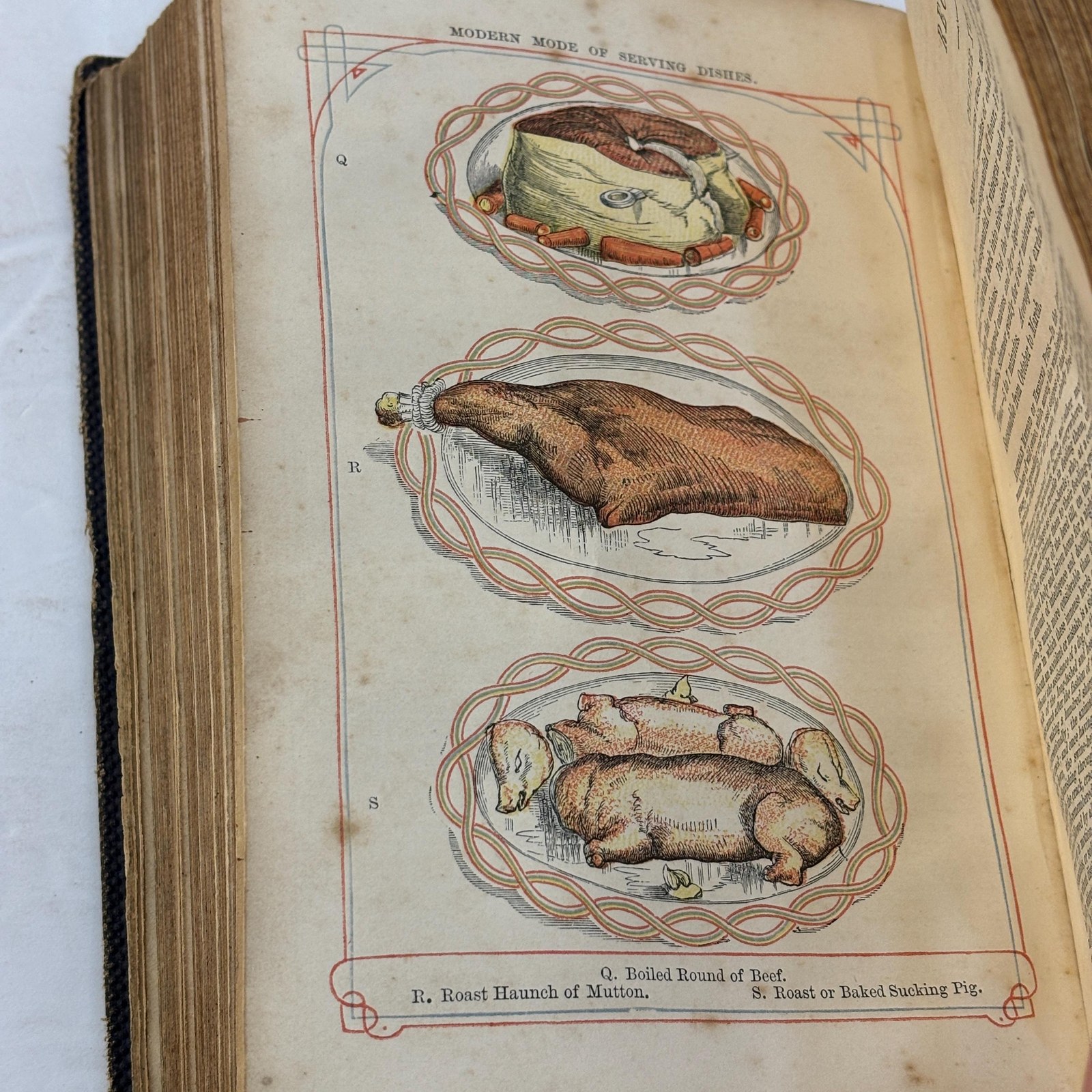 The Book of Household Management; Comprising Information for the Mistress, Housekeeper, et al. Also, Sanitary, Medical, & Legal Memoranda; With a History of The Origin, Properties, and Uses of All Things Connected With Home Life and Comfort. First Edition, Second Issue. — photograph 10.
