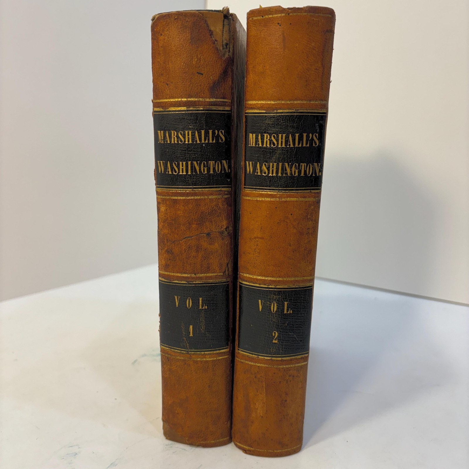 The Life of George Washington, Commander In Chief of The American Forces, During the War Which Established The Independence of His Countyry, and First President of The United States. Compiled Under The Direction of The Honourable Bushrod Washington, From Original Papers Bequeathed to Him by His Deceased Relative. In Two Volumes, Second Edition, Revised and Corrected by The Author. — photograph 2.