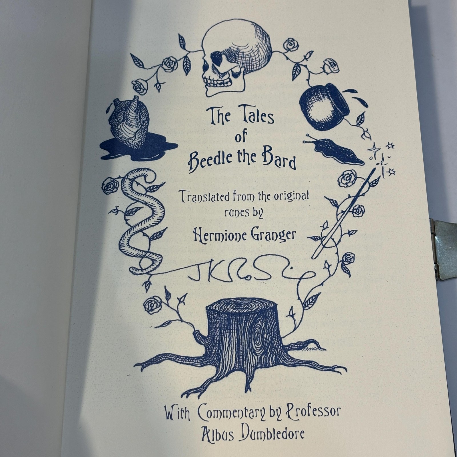 The Tales of Beedle The Bard, Translated from Three Original Runes by Hermione Granger, With Commentary by Professor Albus Dumbledore — photograph 3.