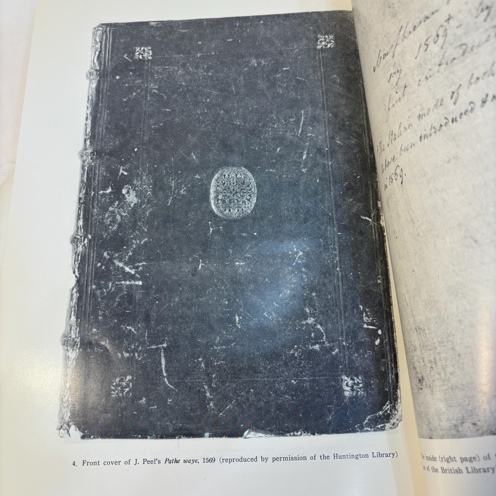 The Pathe waye to perfectnes, in th'accomptes of Debitour, and Creditour. Facsimile reprint of the London 1569 edition,. — photograph 6.