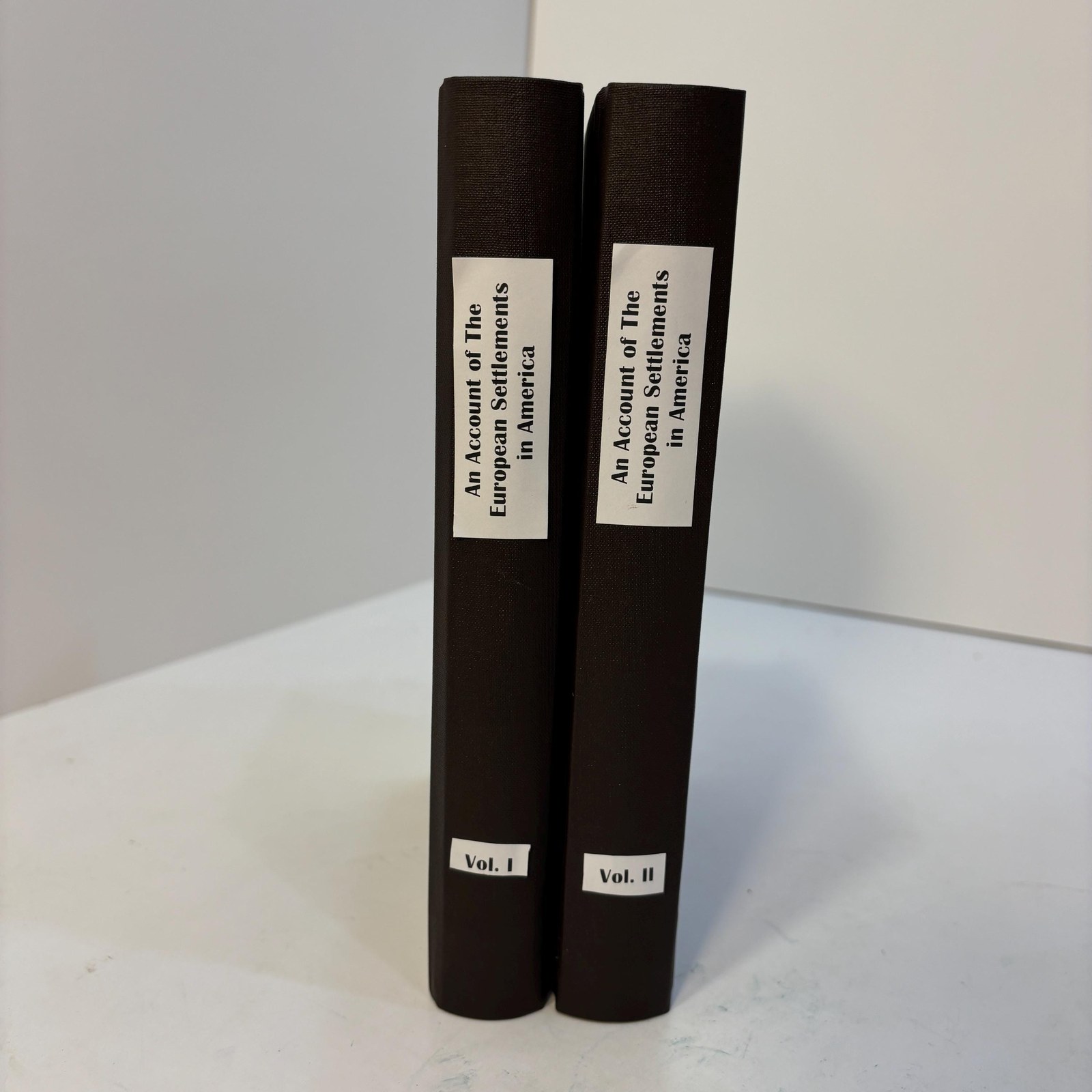 An Account of The European Settlements in America. In Six Parts. I. A Short History of the Discovery of that Part of The World. II. The manners and customs of The Original Inhabitants. III. Of the Spanish Settlements. IV. Of The Portugese. V. Of The French, Dutch, and Danish. VI. Of The English. Each part contains an accurate Description of The Settlements in it, their Extent, Climate, Productions, Trade, Genius and Disposition of Their Inhabitants: The interests of Several Powers of Europe with Respect to Those Settlements; and their Political and Commercial Views with Regard to Each Other. In Two Volumes. The Fourth Edition, with Improvements. — photograph 3.