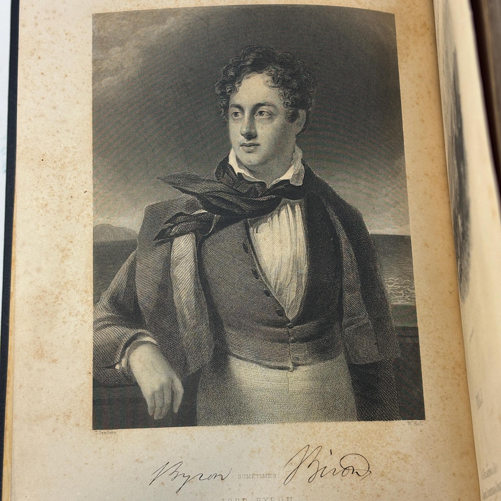 The Drawing-Room Edition of The Poetical Works of Lord Byron: With Illustrative Notes, and a Memoir of The Life of The Author. (2 Volumes) 72 engraved plates. — photograph 9.