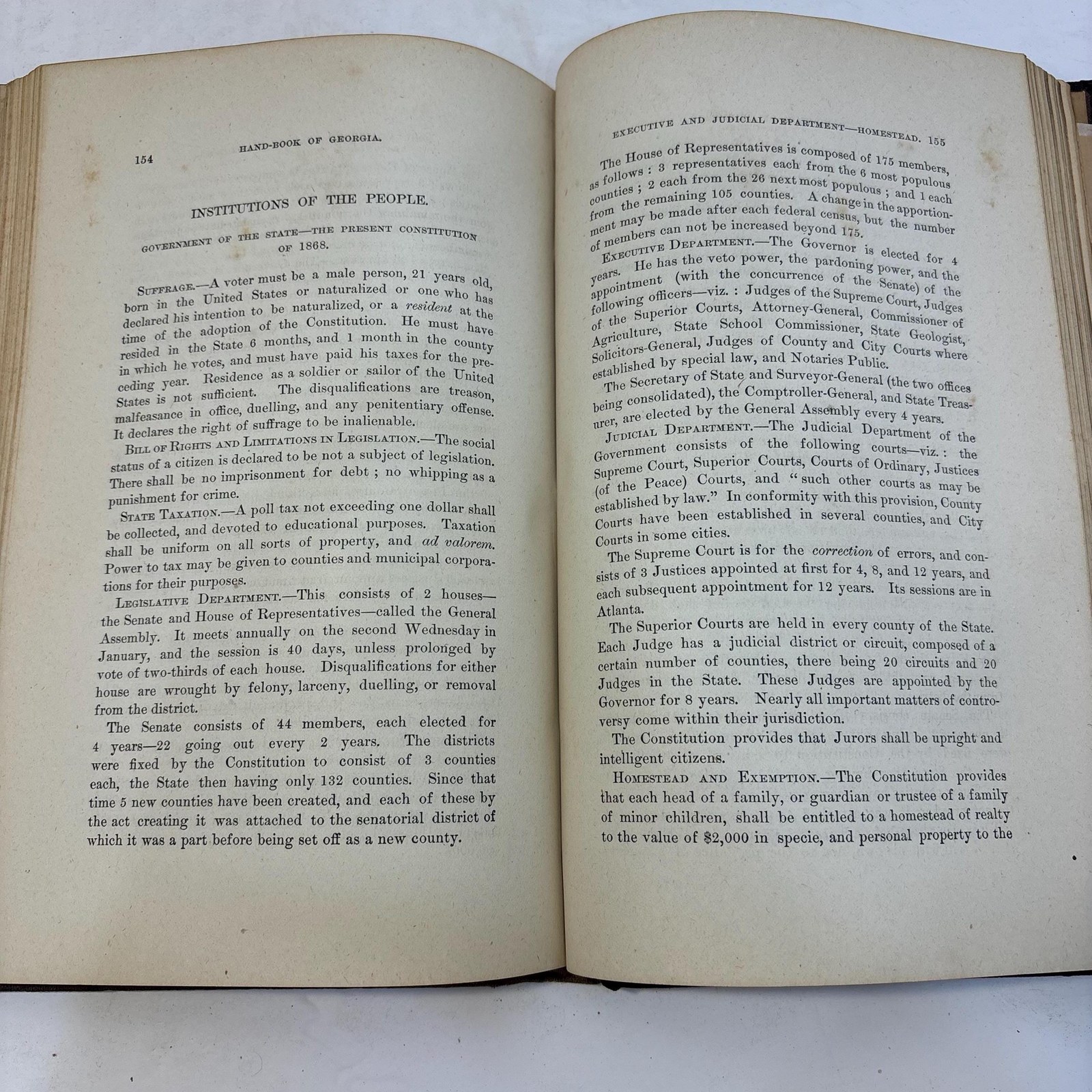 Hand-Book of The State of Georgia Accompanied by a Geological Map of The State — photograph 8.