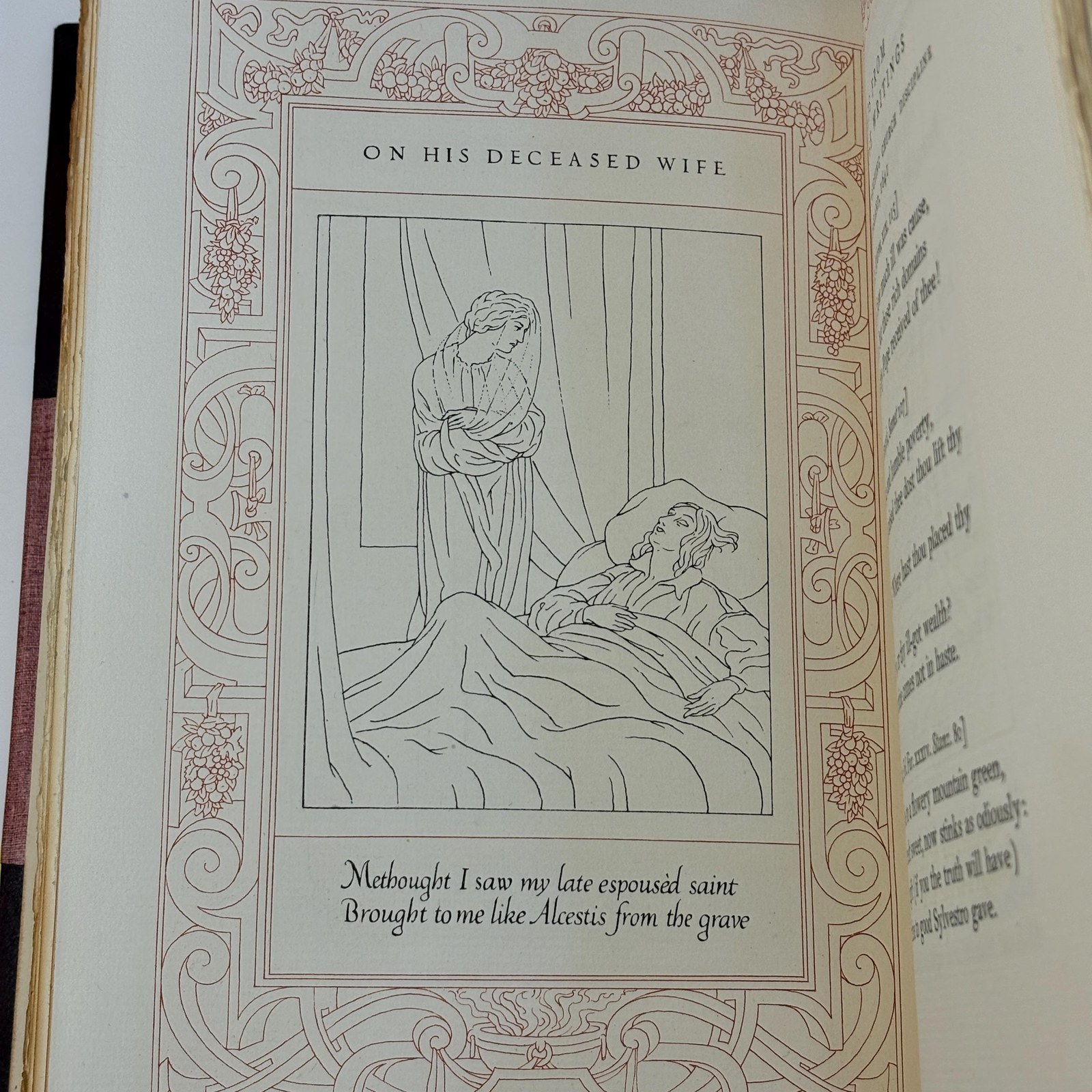The Poetical Works of John Milton With a Life of The Author and Illustrations. Limited Hand-Made Paper Edition #324/555 — photograph 10.