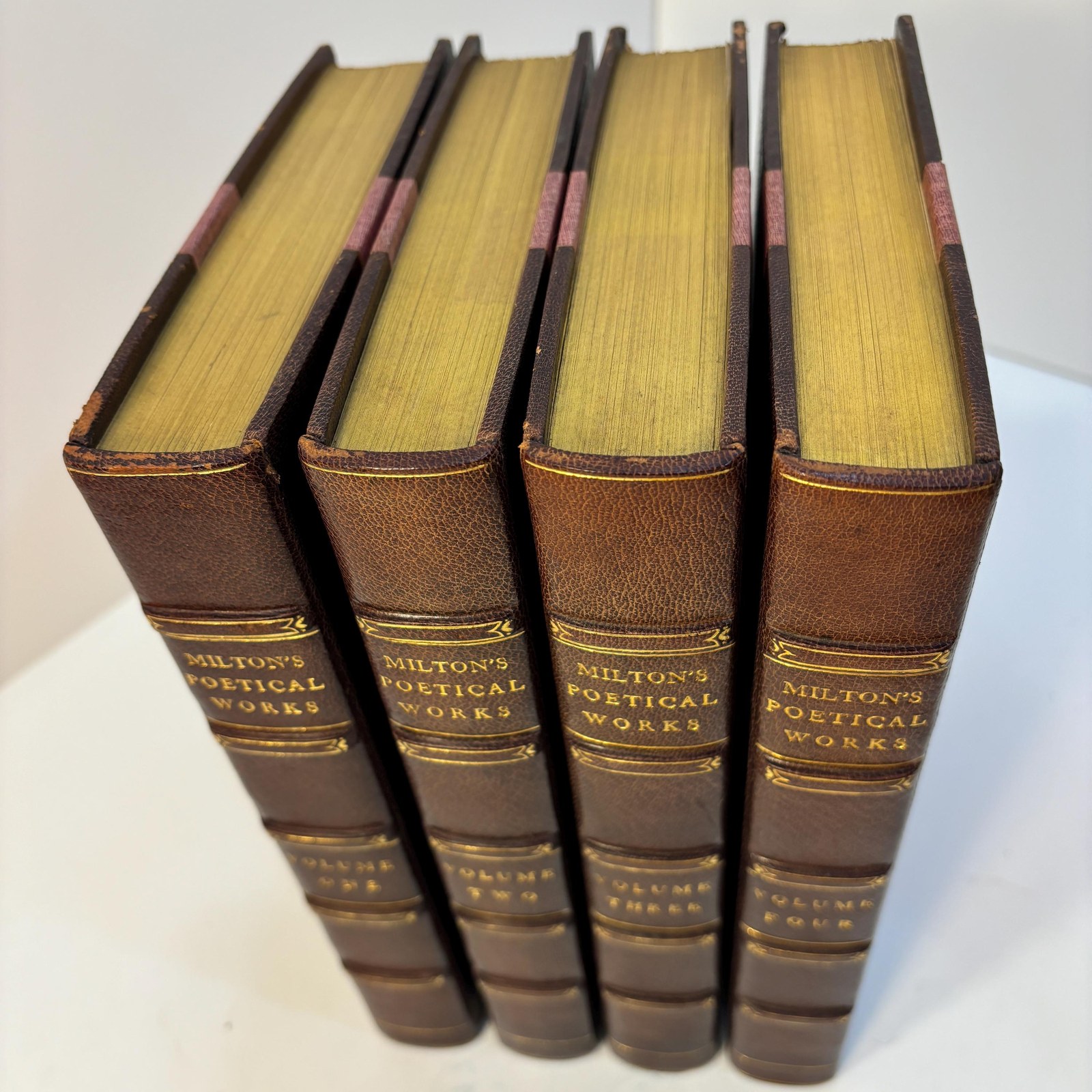 The Poetical Works of John Milton With a Life of The Author and Illustrations. Limited Hand-Made Paper Edition #324/555 — photograph 3.