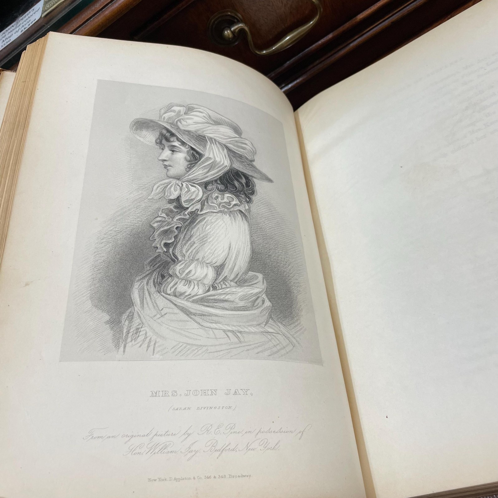 The Republican Court or American Society in the Day of Washington. : With 21 Portraits of Distinguished Women, Engraved from Original Pictures by Woolaston, Copley, Gainsborough, Stuart, Trumbull, Pine, Malbone, and Other Comtemportary Painters. — photograph 4.