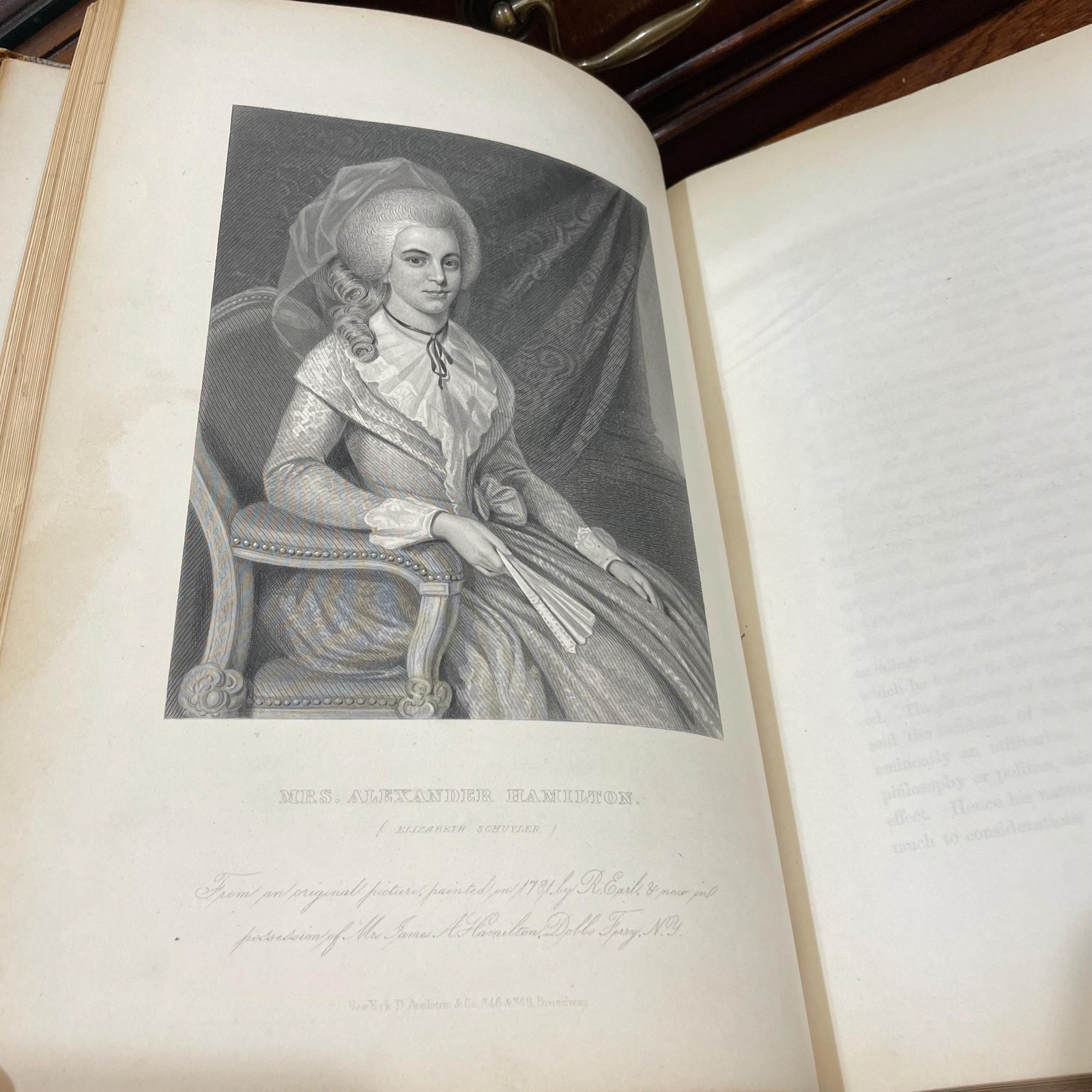 The Republican Court or American Society in the Day of Washington. : With 21 Portraits of Distinguished Women, Engraved from Original Pictures by Woolaston, Copley, Gainsborough, Stuart, Trumbull, Pine, Malbone, and Other Comtemportary Painters. — photograph 5.