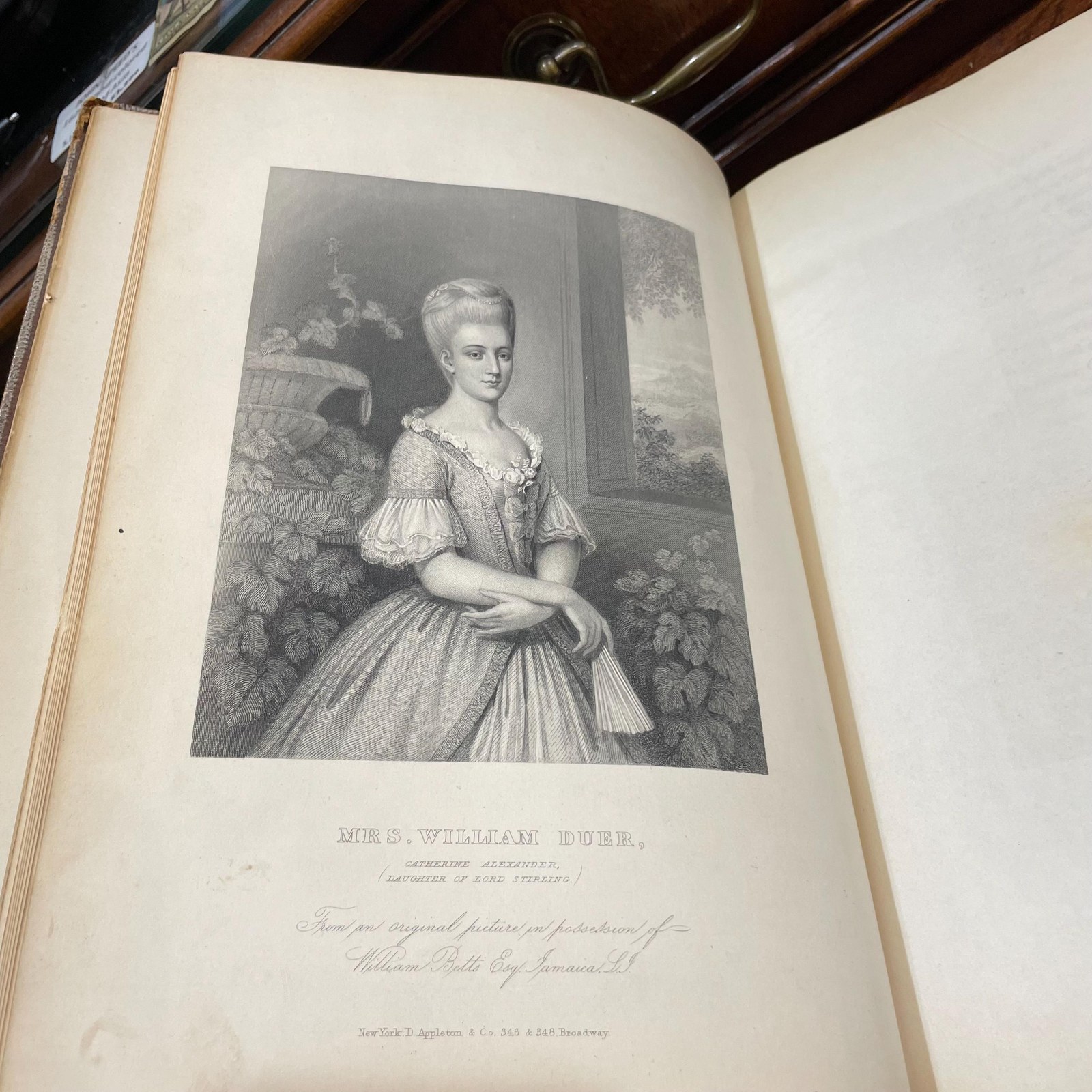 The Republican Court or American Society in the Day of Washington. : With 21 Portraits of Distinguished Women, Engraved from Original Pictures by Woolaston, Copley, Gainsborough, Stuart, Trumbull, Pine, Malbone, and Other Comtemportary Painters. — photograph 7.