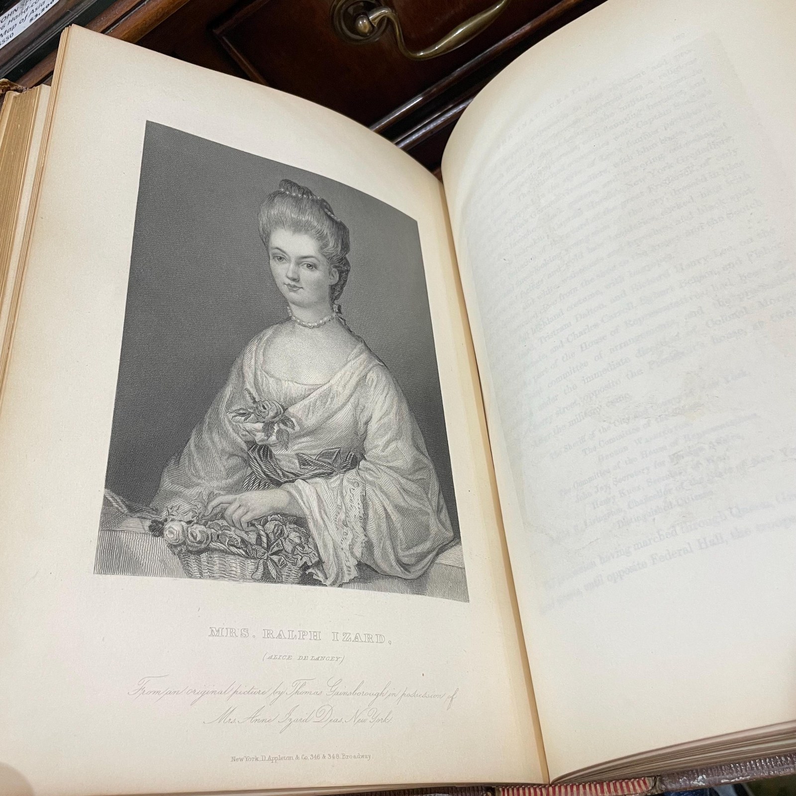 The Republican Court or American Society in the Day of Washington. : With 21 Portraits of Distinguished Women, Engraved from Original Pictures by Woolaston, Copley, Gainsborough, Stuart, Trumbull, Pine, Malbone, and Other Comtemportary Painters. — photograph 8.