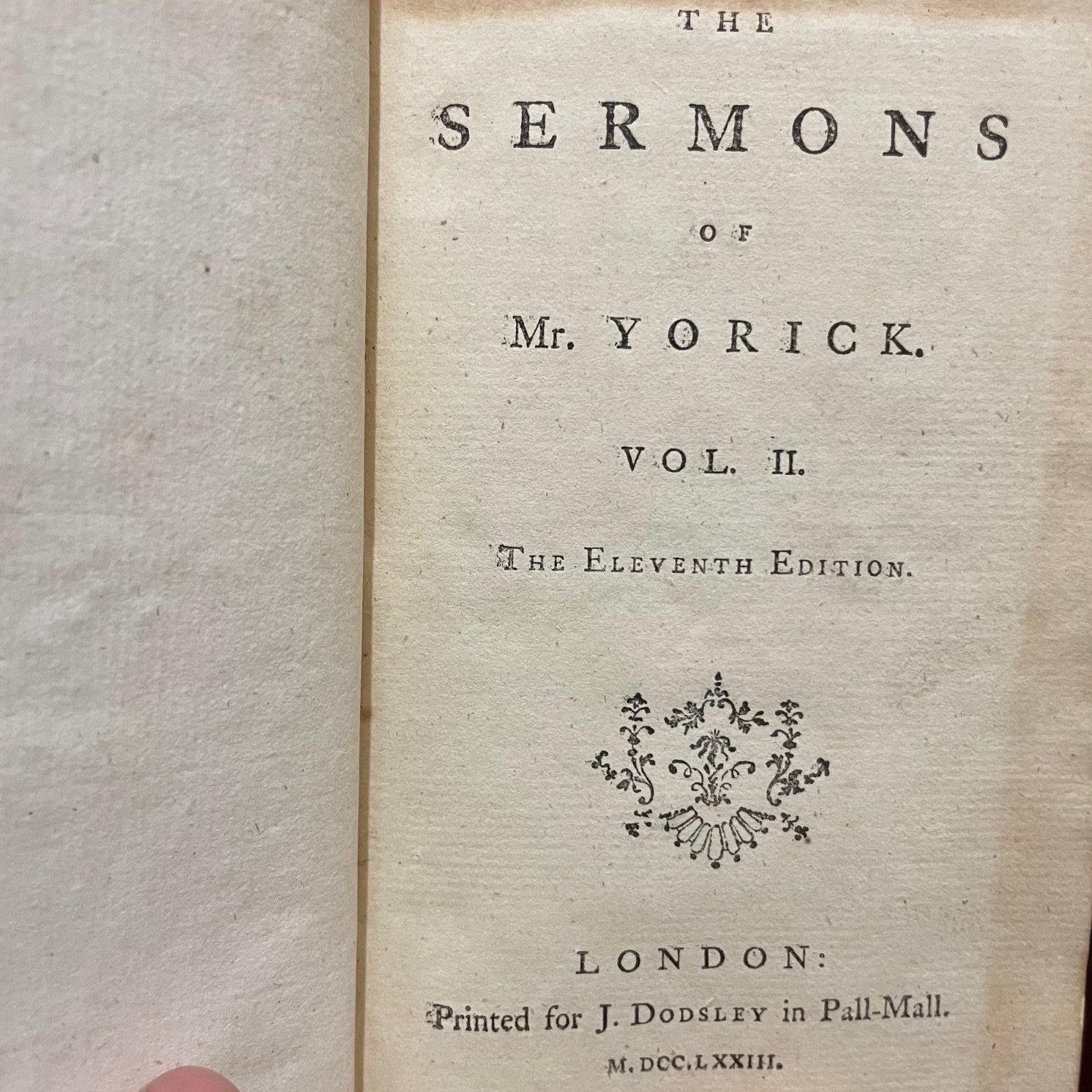 The Sermons of Mr. Yorick — photograph 10.