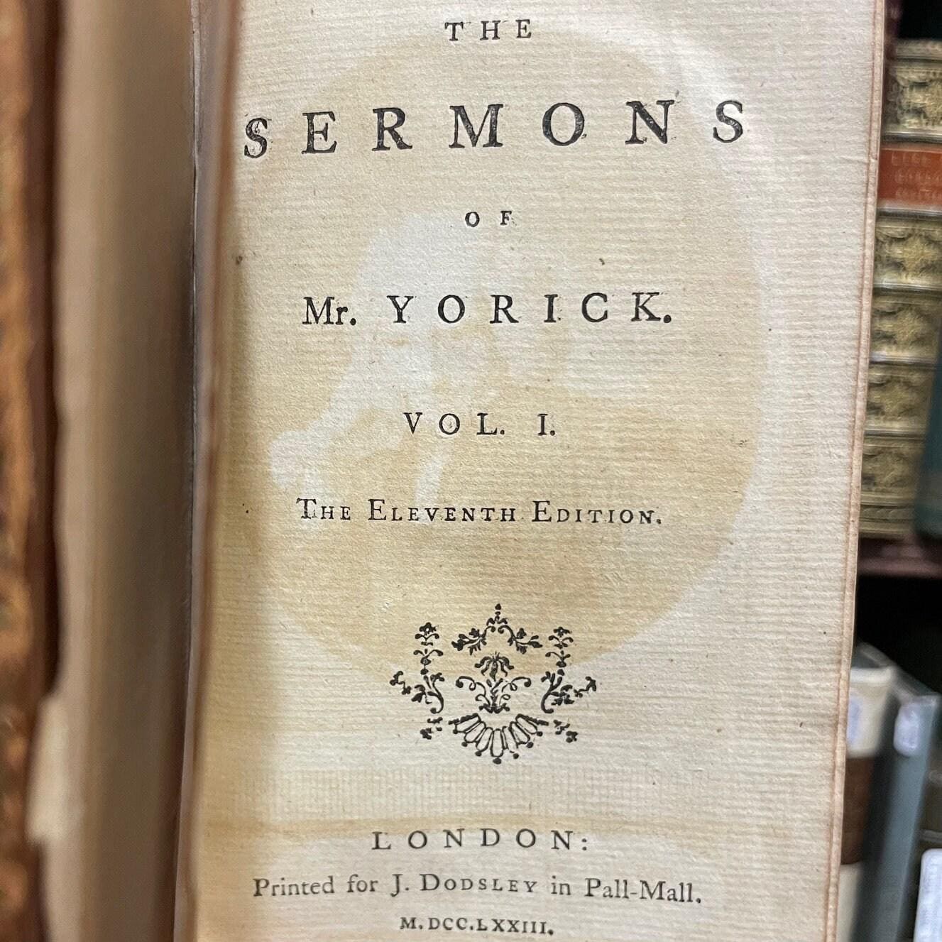 The Sermons of Mr. Yorick — photograph 6.