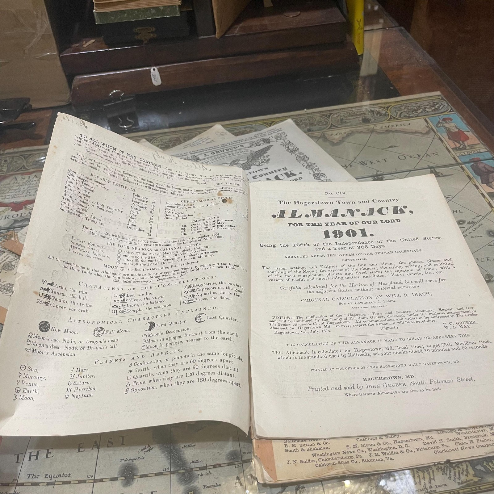 Hagers-Town Town and Country Almanack. For the Year of Our Lord 1900, 01, 16, 17, 18, 19 (5 years) — photograph 5.