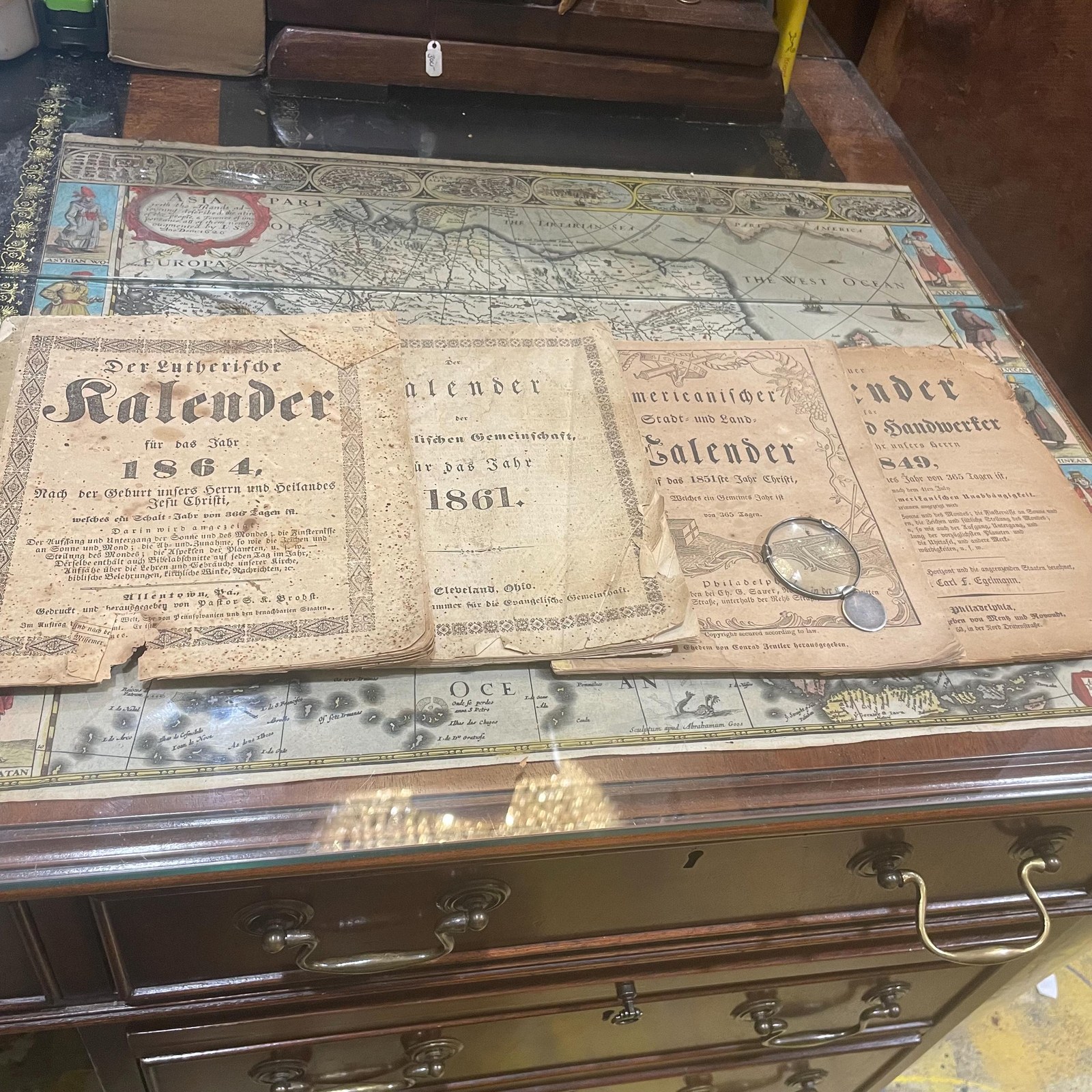 The Calendar for Farmers and Craftsmen, et.al. (4 older Kalenders of German/American interest) — photograph 2.