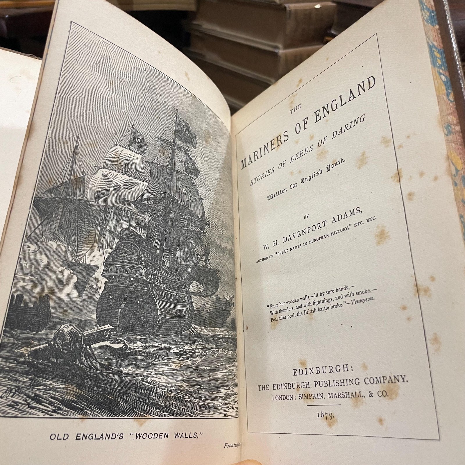 The Mariners of England Stories of Deeds and Daring Written for English Youth — photograph 8.