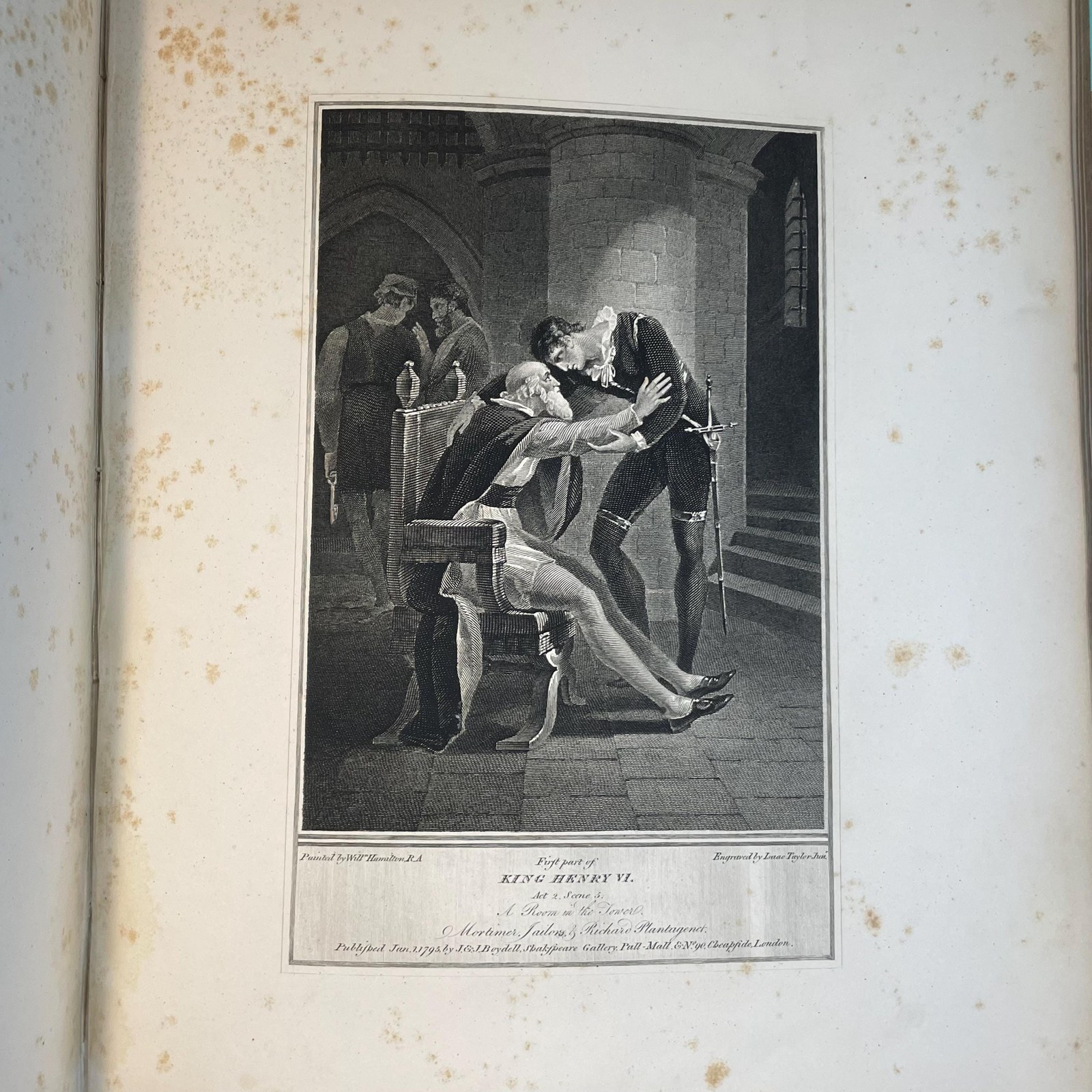 Boydell's Graphic Illustrations of the Dramatic Works of Shakespeare; Consisting of a Series of Prints Forming an Elegant and useful Companion to the Various Editions of his Works, Engraved from Pictures purposely painted By the very first Artists and lately exhibited at the Shakespeare Gallery. — photograph 6.