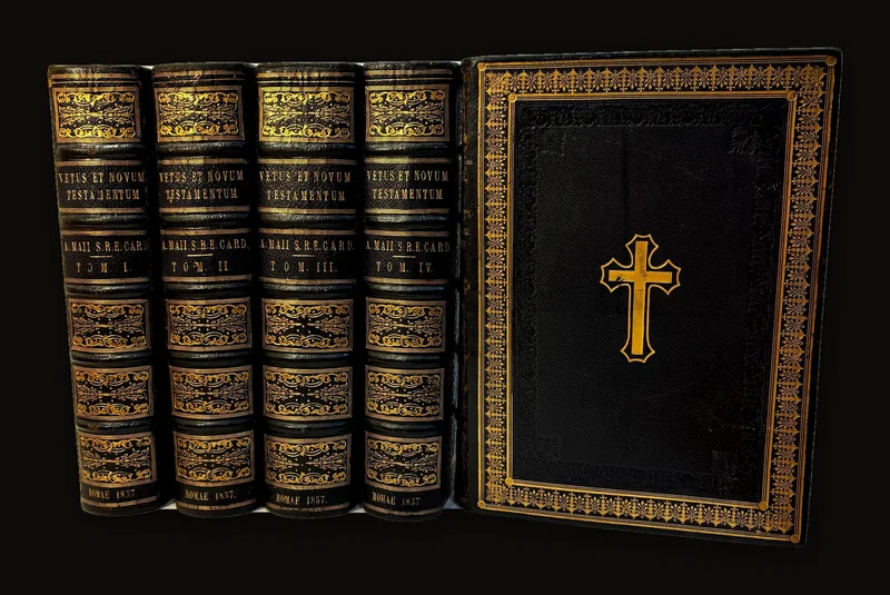 Hē Palaia kai hē Kainē Diathēkē = Vetus et Novum Testamentum Ex Antiquissimo Codice Vaticano Edidit Angelus Maius [[The Old and New Testaments from the Most Ancient Vatican Code]].
