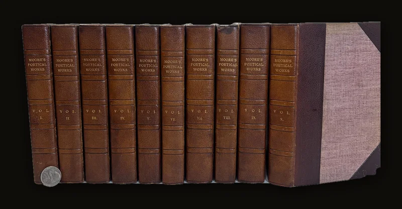 Poetical Works of Thomas Moore Collected by Himself. In ten volumes.