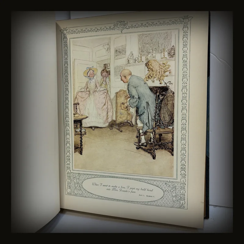 She Stoops to Conquer or The Mistakes of a Night by Oliver Goldsmith Illustrated by Hugh Thompson.