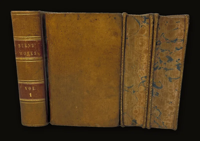 Works of Robert Burns with His Life bvy Allan Cunningham … in four volumes.