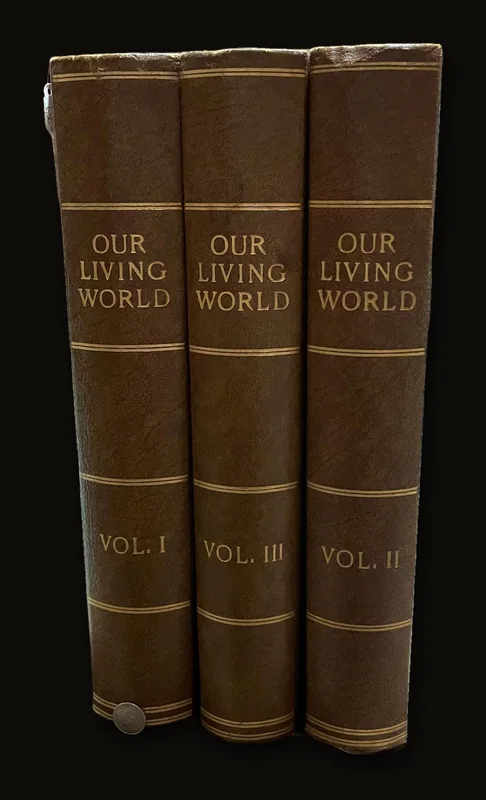 Our Living World; an Artistic Edition of the Rev. J.G. Wood's Natural History of Animate Creation Revised and Adapted to American Zoology, by Joseph B. Holder, M.D. … Fully Illustrated with Scientific Accuracy. 42 tipped-in coloured prints.