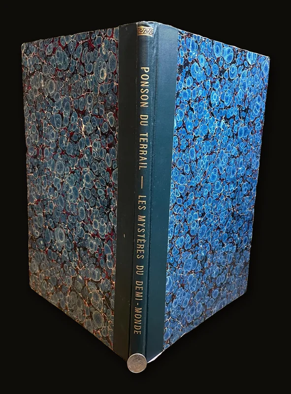 LES MYSTERES DU DEMI MONDE: L AGENCE MATRIMONIALE. & LES HOMMES DE CHEVAL. … 155 pages. ((THE MYSTERIES OF THE HALF WORLD: THE MATRIMONIAL AGENCY. & THE HORSE MEN. … 155 pages.)).