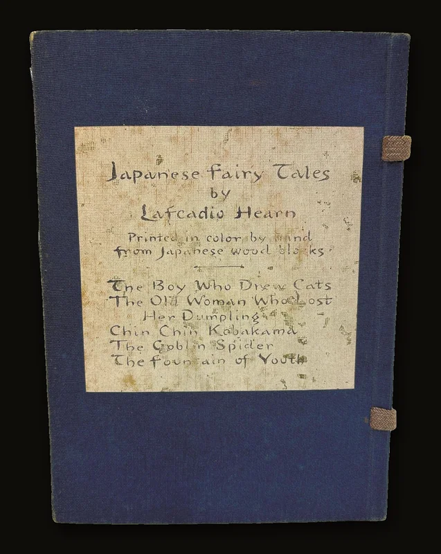 Japanese Fairy Tales by Lafcadio Hearn Printed in Color by Hand from Japanese Wood Blocks.