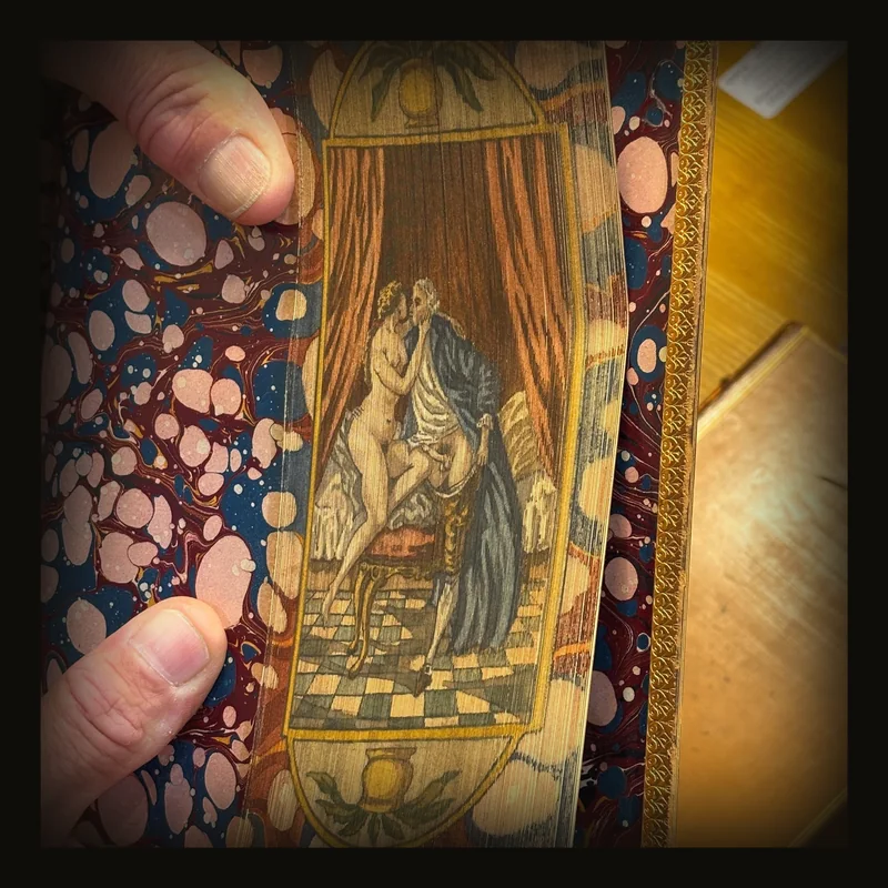 Fore-Edge Painting. The Life and Times of Oliver Goldsmith Fifth Edition: Illustrated, In Two Volumes.