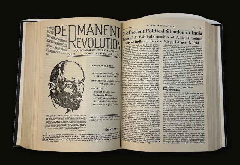 Fourth International, Vol.V Jan - Dec 1944, Vol.VI Jan - Dec 1945. 24 issues.