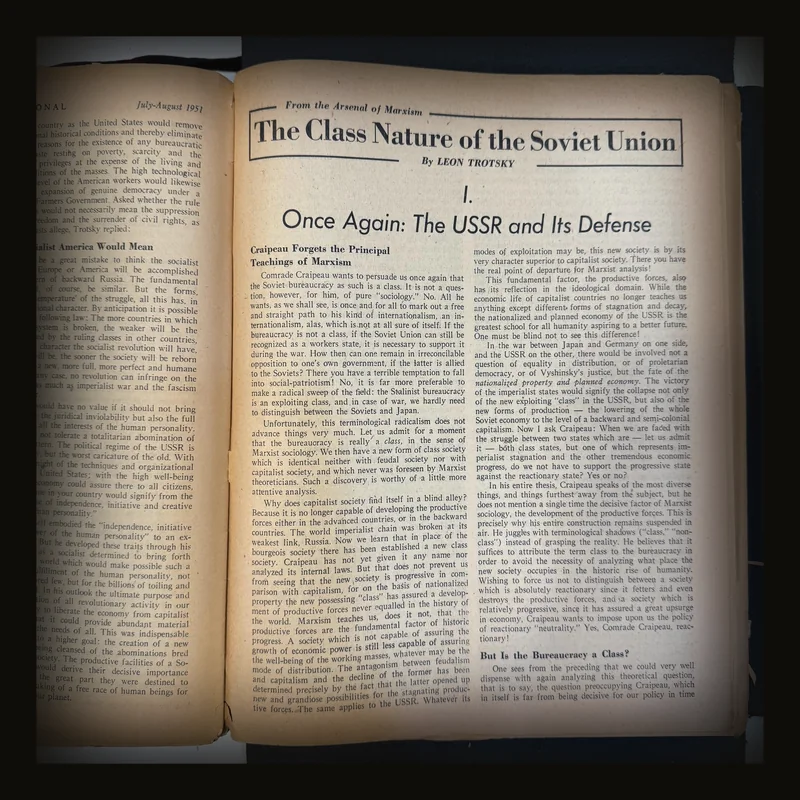 Fourth International, Vol.XI Jan - Dec, Vol.XII Jan - Dec, Vol.XIII (Jan/Feb, Jul/Aug, Nov/Dec), Vol.XIV Jan/Feb, 16 issues total.