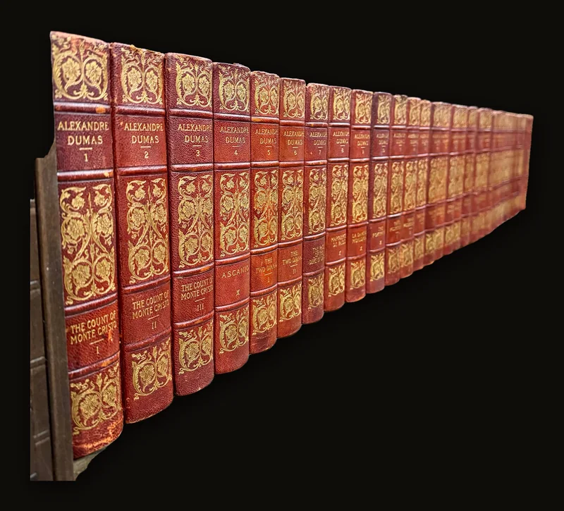 Marie Antoinette Edition, The Romances of Dumas, 34 Volumes.