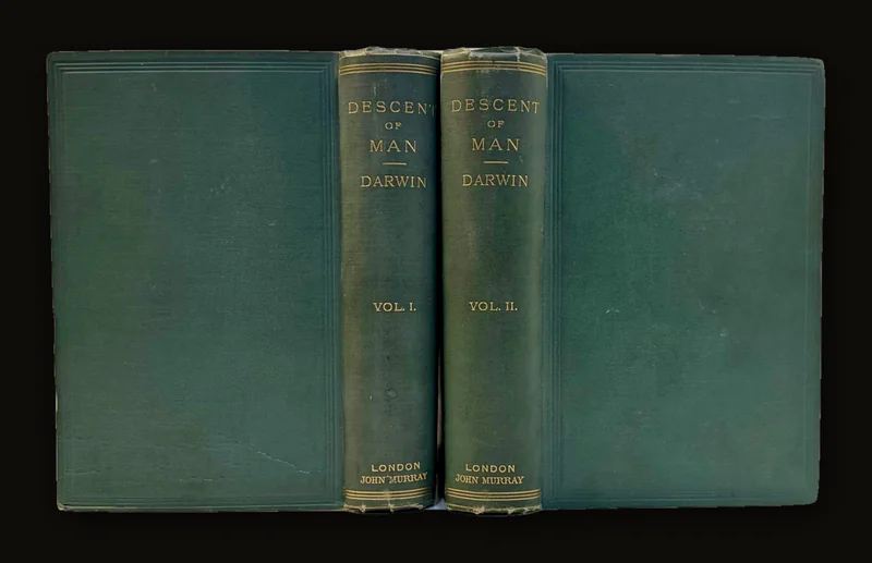 The Descent of Man, and Selection in Relation to Sex. Second Edition, Revisd and Augmented. (22nd Thousand) In Two Volumes, with Illustrations..