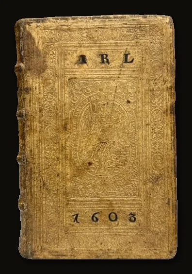 M. Tullii Ciceronis De Officiis Libri III. Cato Maior, seu de Senectute. Laelius, seu de Amicitia. Paradoxa Stoicorum sex, ad M. Brutum. Fragmenta poematum, in quibus continentur Aratea. Aliorum vero poematum nomina sequens pagina indicabit. Postremo, accessit Qu. Fratris, de petitione consulatus liber singularis. Ex postrema D. Lambini emendatione. Accesserunt eiusdem Lambini annotationes, seu emendationum rationes. Apud Petrum Santandreanum, M.D.LXXX. Translated: Cicero’s Philosophical Works, Part Three. De Officiis (On Duties, three books); Cato Maior, or De Senectute (Cato the Elder, or On Old Age); Laelius, or De Amicitia (Laelius, or On Friendship); Paradoxa Stoicorum (Six Stoic Paradoxes, Addressed to Marcus Brutus); Cicero’s poetic fragments, including the Aratea; De Petitione Consulatus (On Canvassing for the Consulship), traditionally attributed to Cicero’s brother Quintus; and Denis Lambin’s annotations and explanations of his textual emendations..