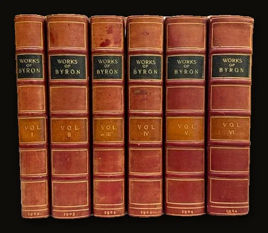 The Works of Lord Byron; New, Revised and Enlarged Edition, With Illustrations. 6 Vols., Second Impression.