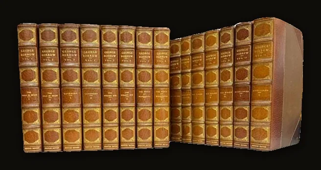 George Borrow Works Norwich Edition 16 Volumes 1923-24 Limited Set.