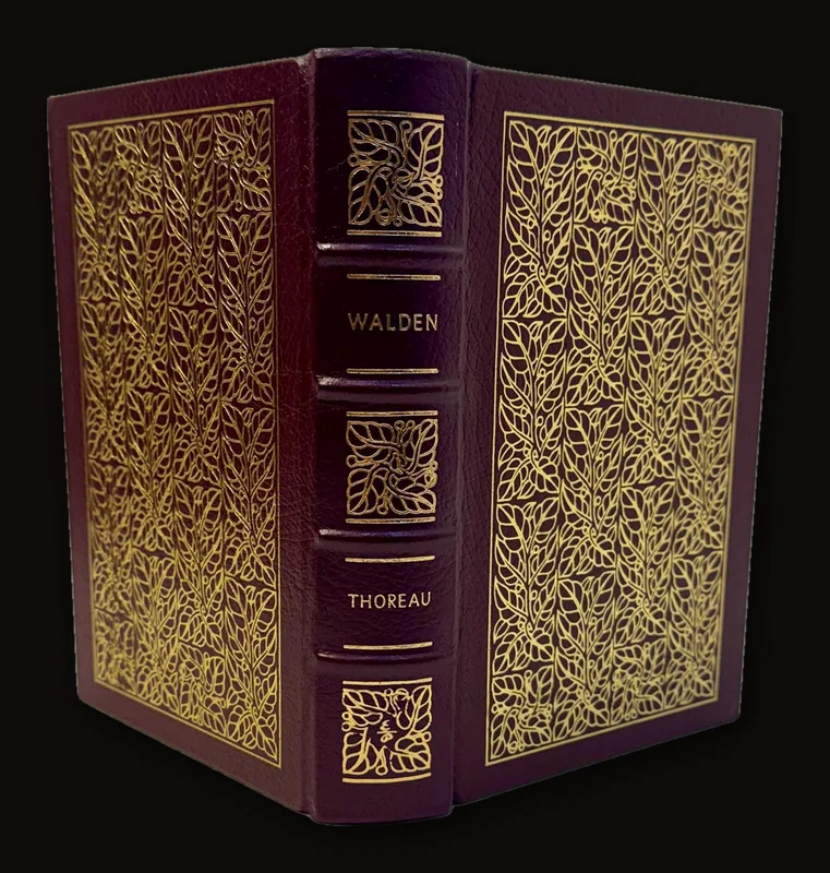 Walden or Life in the Woods by Henry David Thoreau | Easton Press Edition, Illustrated, 1981.