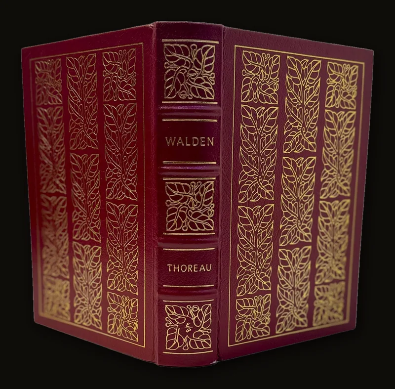 Walden or Life in the Woods by Henry David Thoreau | Easton Press Edition, Illustrated, 1981.