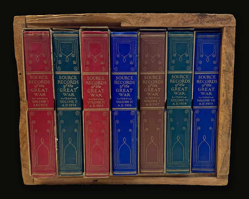 Source Records of the Great War edited b Charles F. Horne & Walter F. Austin, Complete 7 Volume Set, 1930.
