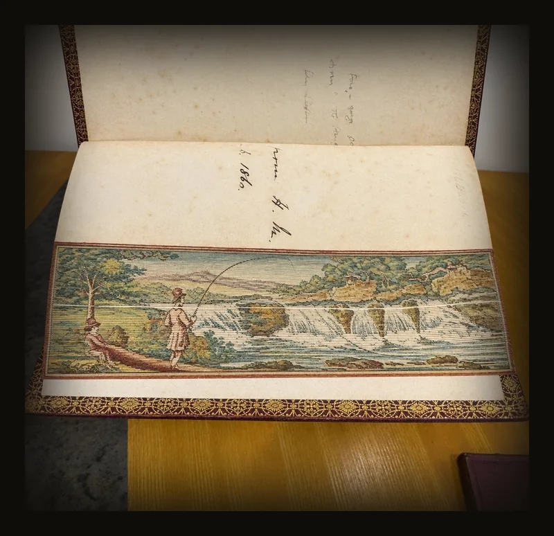 Maud, and Other Poems, a New Edition by Alfred Tennyson, 1859 | Fore-Edge Painting, Bound by Nutt.