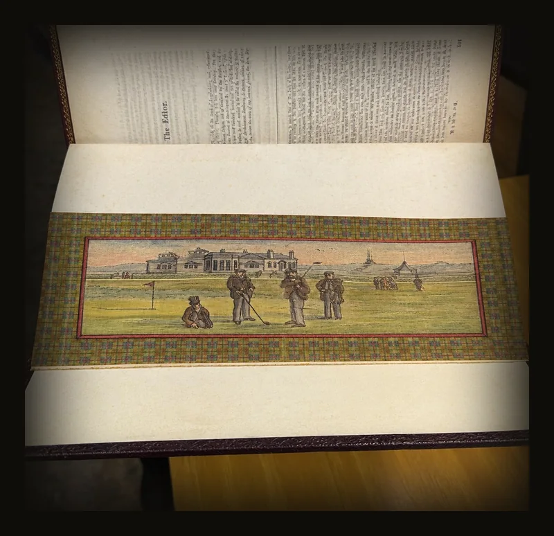 The Poetical Works of Sir Walter Scott, Complete in One Volume, 1848 | Split Fore-Edge Painting.