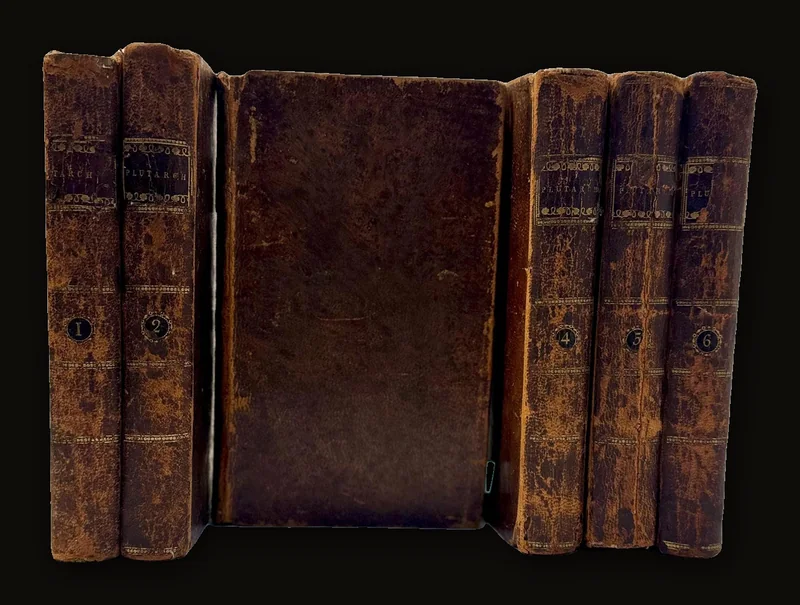 Plutarch's Lives, Translated from the Greek, John & William Langhorne, New Edition, 6 Volumes, Historical Notes, 1794.