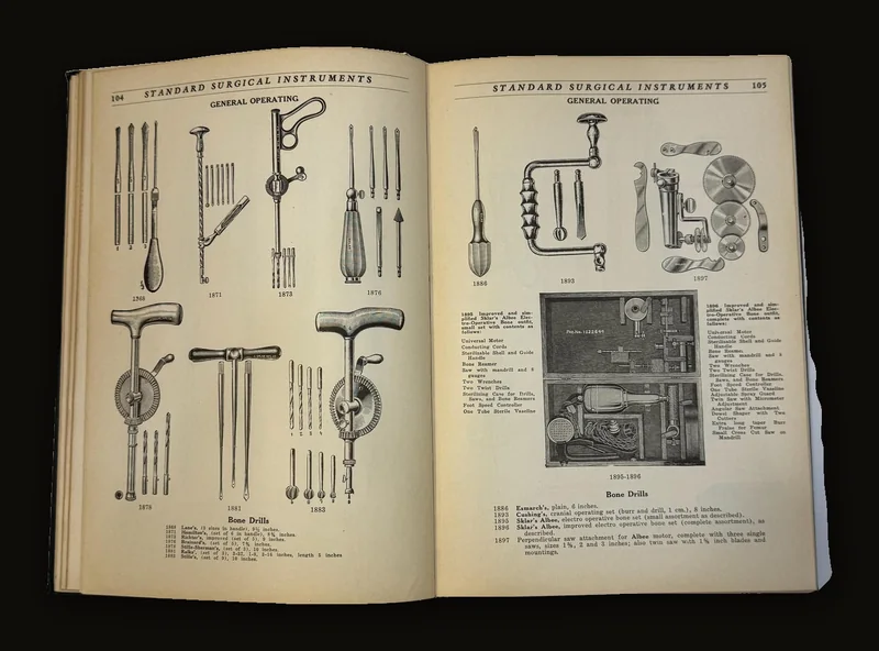 Illustrated Catalogue of Domestic & Imported Surgical Instruments: Suction, Pressure, etc. by J. Sklar Manufacturing Co | 10th Edition, 1934.