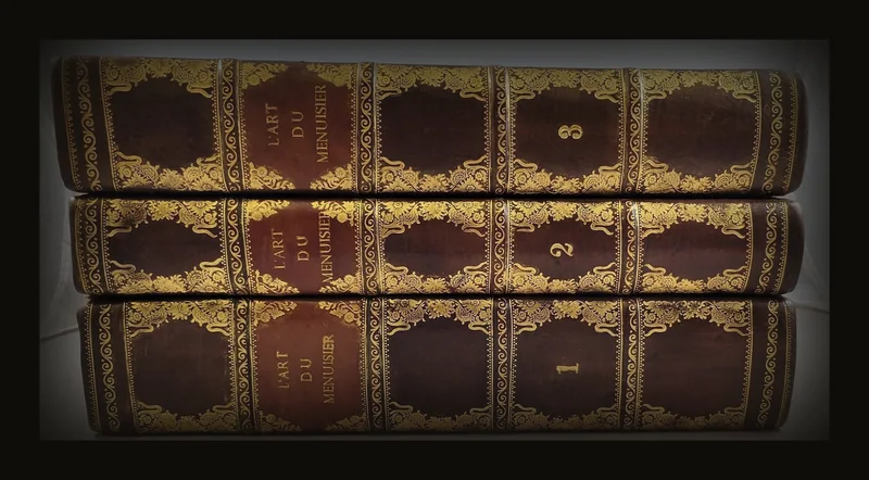 L'Art du Menuisier [[The Art of Carpenter]]
PUBLISHED DATES 1769-1774.