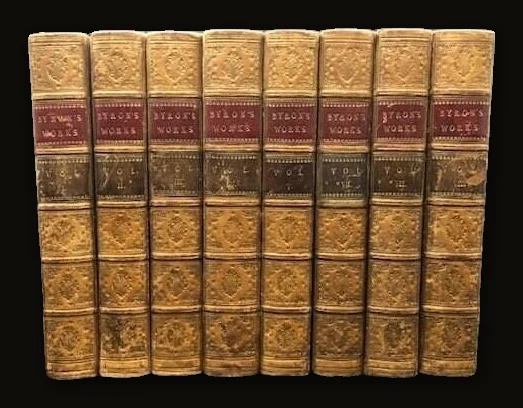 Poetical works of Lord Byron in Eight Volumes.